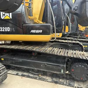Excavatrice CAT 320D2 L d'occasion, équipement de construction lourd, type chenillé, jaune et noir, modèle Rega - Product Image 1