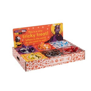 Boîte d'<span class=keywords><strong>emballage</strong></span> de biscuits aux pépites de chocolat Hallowmas Boîte de papier enduit de barre de <span class=keywords><strong>Toblerone</strong></span> au beurre d'arachide avec fenêtre découpée - Product Image 5