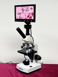 Ikeme giá rẻ giá phòng thí nghiệm trường sinh học kính hiển vi <span class=keywords><strong>USB</strong></span> kỹ thuật số ống nhòm kính hiển vi xách tay Mono điện tử trinocular kính hiển vi - Product Image 6