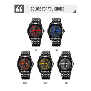 Reloj cronógrafo redondo para hombre, reloj de pulsera de lujo de acero inoxidable, reloj de cuarzo resistente al agua 30M - Product Image 3
