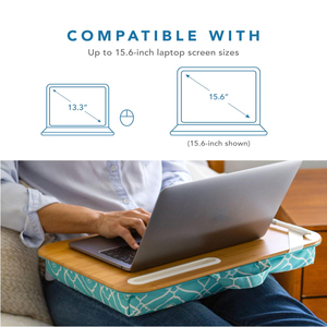 Thiết kế bàn Lap với giá đỡ điện thoại và gờ thiết bị-lưới mắt cáo-Phù hợp với máy tính xách tay 15.6 inch - Product Image 2