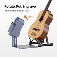 Máquina de Grabado Láser en Cuero LP4, Diodo de 10W, IR de 2W, Máquina de Marcado Láser de Escritorio para Bolsos, Cinturones, Carteras, Zapatos, Logotipos Personalizados