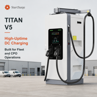 Chargeur rapide DC StarCharge Titan V5 240 kW double CCS2 OCPP pour les stations de recharge des flottes CPO