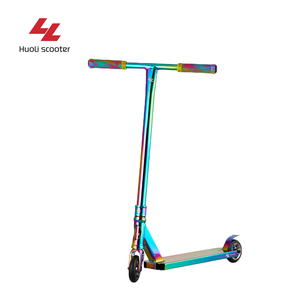 Arc-en-ciel Pro Stunt Scooter Complet Tour Scooters Trottinettes <span class=keywords><strong>Freestyle</strong></span> pour Les Enfants adultes - Product Image 2