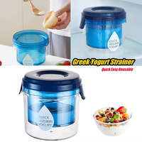 Saringan Yogurt Buatan Sendiri, Saringan Portabel, Alat Pengambil Lemak, Banyak Digunakan, Bahan Berkualitas Tinggi, Pemisah untuk Perlengkapan Dapur