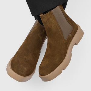 66618 britannique rétro décontracté hommes bottes de travail grande taille mode hommes <span class=keywords><strong>en</strong></span> <span class=keywords><strong>cuir</strong></span> <span class=keywords><strong>chelsea</strong></span> bottes - Product Image 5