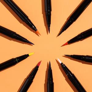 ปากกาอายไลเนอร์ปลายบางเรียบลื่นแห้งเร็วกันน้ำกันเหงื่อทนทานต่อน้ำ10สี - Product Image 2