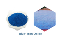 Revêtement de peinture bleu d'oxyde de fer rapide de prix usine avec la pierre culturelle de tuile de couleur de pigment inorganique avec le bleu de saphir