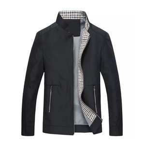 High Quality Customized Men's <b>Fleece</b> Jacket Regular Sleeve O-Neck Autumn Hot Sales Stylish Waterproof Breathable Zipper Plain - Product Image 5