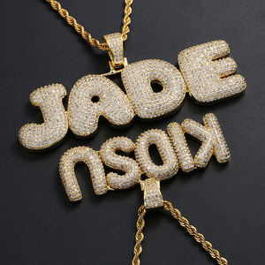 ห่วงโซ่จี้ชื่อฮิปฮอปส่วนบุคคล-เครื่องประดับตัวอักษรสุดเจ๋ง-ผู้จำหน่าย-เครื่องประดับ-ราคาขายส่ง - Product Image 5