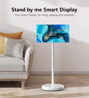 Moniteur à écran tactile intelligent mobile de 32 pouces pour magasin de détail et publicité Affichage numérique à écran plat mobile pour une utilisation en intérieur