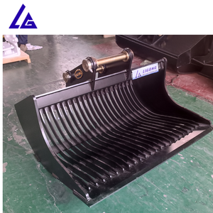 Cucharón Multifunción para Esqueletización y Cribado, para Excavadoras SH60 SH75U, para Preparación de Suelo Superior en Condiciones Húmedas - Product Image 2