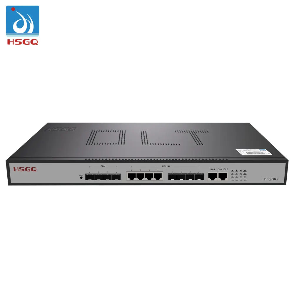 HSGQ 4 포트 원래 광학 라인 터미널 GPON EPON GEPON OLT