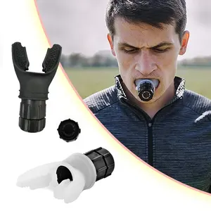 APEX SPORT Respiratory Trainer Pure Silicone Adjustable Resistance Lungs Breathing Exerciser Improve Your Breathing Capacity