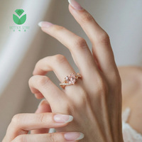 Anello di fidanzamento da donna Better Star in oro giallo e bianco 18k 14k con diamante CVD a forma di cuore da 0,5ct 1ct 2ct certificato IGI, coltivato in laboratorio