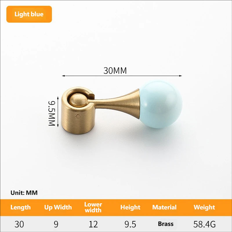 617#Bague bleu clair