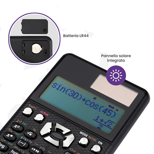 Calculadora Científica de 16 Dígitos, Funciona con Pilas de Monedas, Calculadora de Uso General con 552 Funciones - Product Image 4
