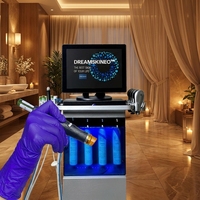 Nouvel équipement de spa facial Hydra Oxygène, machine de beauté à bulles d'oxygène, microdermabrasion, solution Hydrafacy, booster de peeling