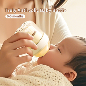 Biberon per Neonati <span class=keywords><strong>in</strong></span> PPSU Senza BPA, Anti-Flatulenza, Bocca Larga, Anti-Soffocamento, Bottiglia per l'Allattamento del Bambino - Product Image 3