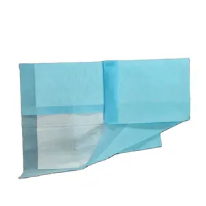 ISO底垫蓝色或白色医用底垫60X90老年尿布成人护理垫婴儿更换垫