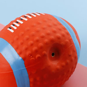 Pelota de juguete de látex de béisbol de fútbol con chirrido interactivo duradero altamente resistente recién llegado - Product Image 5