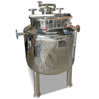 Cuve de mélange pour liquides, cuve de dispersion à haute vitesse avec chauffage et refroidissement à double enveloppe