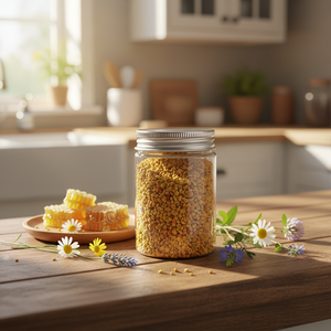 Granulés de <span class=keywords><strong>pollen</strong></span> <span class=keywords><strong>d</strong></span>'<span class=keywords><strong>abeille</strong></span> de maïs 100% naturels |   Produit alimentaire riche en protéines et en vitamines |   Approvisionnement en gros - Product Image 1