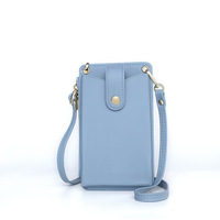 Sac à bandoulière pour téléphone en cuir PU personnalisé de luxe pour iPhone et Samsung |   Pochette d'épaule universelle avec sangle réglable pour téléphones