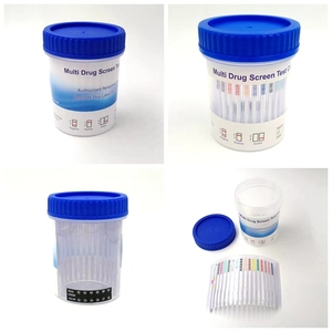 Kit de <span class=keywords><strong>test</strong></span> urinaire multi-drogues à 12 paramètres, <span class=keywords><strong>test</strong></span> rapide pour la détection de AMP, BAR, BUP, BZO, COC, MET, MOP, MTD, OXY, PCP, <span class=keywords><strong>THC</strong></span> - Product Image 1