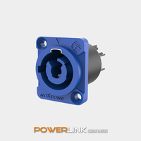ROXTONE RAC3MPI Power Link Series Connecteurs d'équipement AC verrouillables à 3 pôles avec boîtier en nylon à contact en cuivre 10A dans une prise de courant