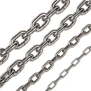 High Quality 316 304 Ship Anchor Chain Combined Round Cornered 6mm 8mm Stainless 316 Welded Chain