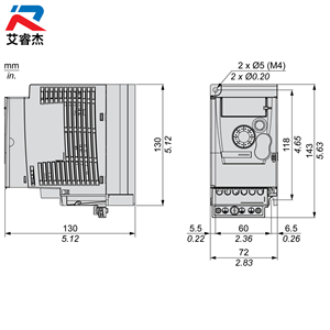 ตัวแปลงความถี่ ATV310H037N4E ของแท้ใหม่ 3 เฟส 380-460V 0.37kW Easy Altivar 310 ไดรฟ์ปรับความเร็วรอบมอเตอร์ ATV310H037N4E - Product Image 2