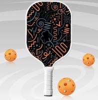 Raquettes de pickleball durables Terrabond T300 sans bordure, noyau en bois de peuplier alvéolé, écologiques, pour l'entraînement et le divertissement des enfants