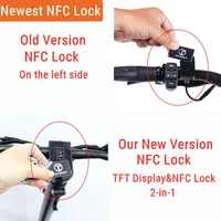 Nouvelle version originale NFC écran TFT intégré de 3 pouces pour Teverun Fighter Mini Pro Blade GT + II écran TFT NFC 2 en 1