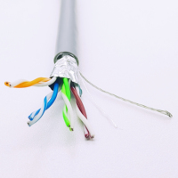 Venta directa de fábrica CAT6A F/UTP CCA LAN Cable Calidad Certificada Anti-Interferencia Cables de comunicación efectivos