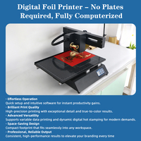 Mesin Cetak Hot Foil Digital MASUNG MS-3025 untuk Kemasan Kustom Printer Hot Stamping Desktop Kertas Karton Personalisasi