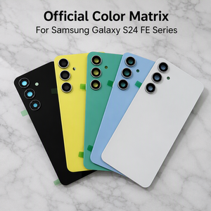 ฝาหลังเคสโทรศัพท์มือถือพร้อมกระจกหลังสำหรับ Samsung Galaxy S24FE ดีไซน์แบบแท่ง  อะไหล่เปลี่ยนกระจกหลัง - Product Image 1
