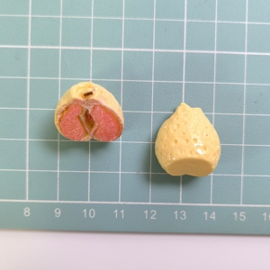 Nuove Miniature di Pompelmo per Casa delle Bambole, Modelli di Frutta Dolce, Figurine di Frutta Semi-Sbucciate per Scrapbook, Fermagli per Capelli e Applicazioni Creative - Product Image 1