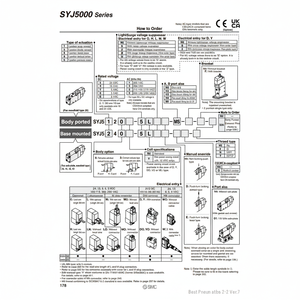 Électrovanne pneumatique SMC SYJ5140-5L-01 pièces pneumatiques - Product Image 1