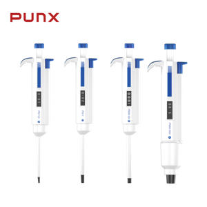ปิเปตอิเล็กทรอนิกส์แบบช่องเดียว PUNX ปิเปตพลาสติก ปริมาตร 0.1 ไมโครลิตร และ 1,000 ไมโครลิตร รองรับการปรับแต่งแบบ ODM - Product Image 2