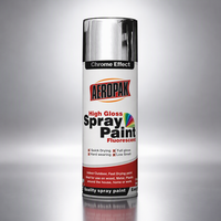 Peinture aérosol effet miroir 400 ml, facile à appliquer, couleur métallisée pour plastique et meubles