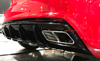 Diffuseur arrière W176 pour Mercedes Benz A45 style A CLASS W176 diffuseur arrière noir 2013 2015 2016 2018