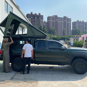 Summer Pickup Truck Cover with Aluminum Hard Top <strong>Canopy</strong> Alu-Cab Camper <strong>Roof</strong> Top Tent for Truck <strong>Roof</strong> Top - Product Image 5