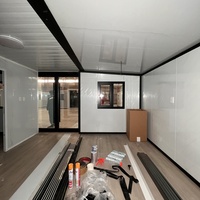 Module de conteneur extensible moderne Maison de 20 pieds 10 pieds Maison pour bureau de bar avec 1 2 chambres à coucher