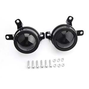 Encadrements de feux antibrouillard Audi A6L 2012-2015 C7, grille inférieure du pare-chocs avant, en plastique ABS, fixation par clip - Product Image 4