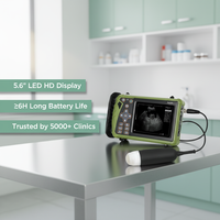EURVET Scanner à ultrasons vétérinaire portable professionnel pour chevaux, chiens et autres animaux - Instruments chirurgicaux