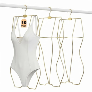 Manufacturer Bathing Suit Display Lady Wire Swimwear Body Shaped <b>Hanger</b> Metal Durable Swimsuit Bikini <b>Hangers</b> - Product Image 1