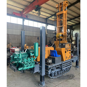 Volledig hydraulische dieselmotor waterputboorinstallatie modderpomp rups type hoge mobiliteit max. 500m boordiepte exploratie - Product Image 3