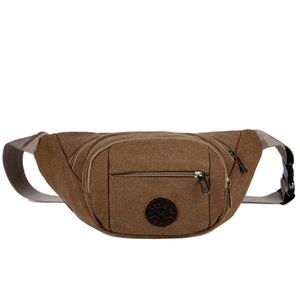 Sac de poitrine en toile pour homme, sac banane pour téléphone, idéal pour la randonnée, le travail de construction, sac bandoulière pour caissier - Product Image 5