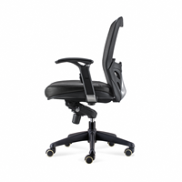 Nouvelle chaise ergonomique haut de gamme en mesh, dossier en alliage d'aluminium, coussin épais, chaise de bureau de direction de luxe
